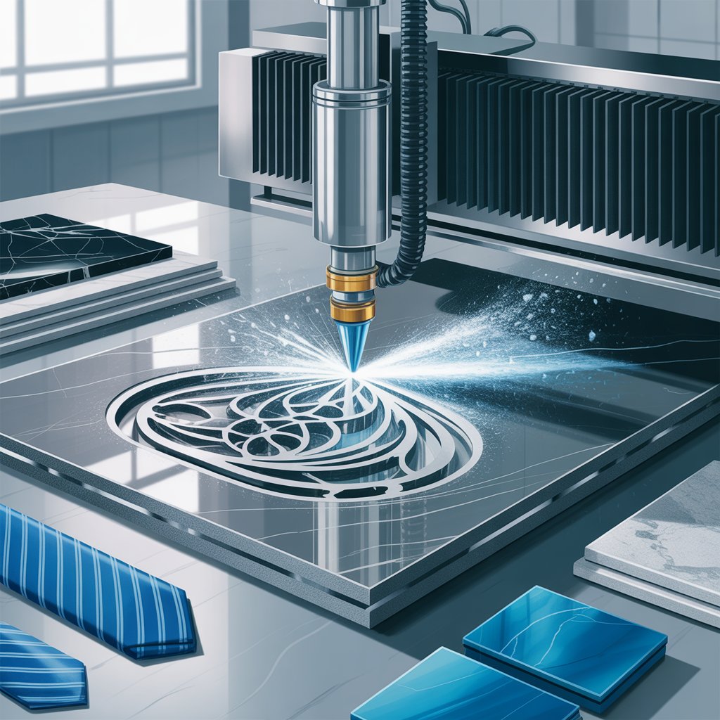 hydrojet cut on metal